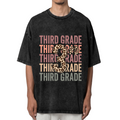 3rd Grade washed graphic T-shirt product image