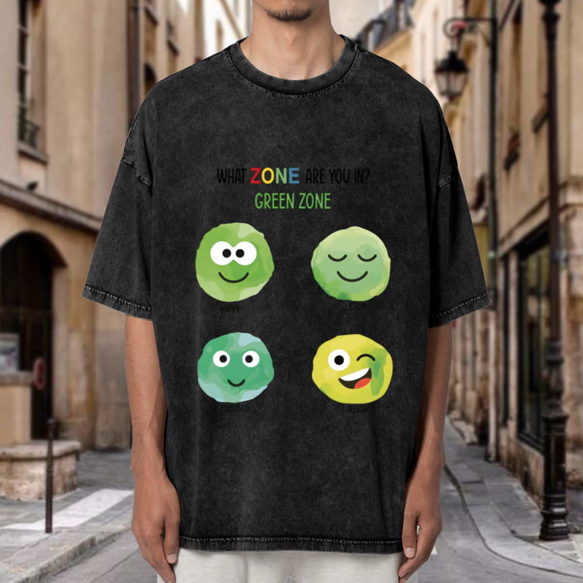 School Counselor washed graphic T-shirt product image