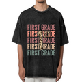 Retro Teacher washed graphic T-shirt product image