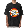 Retro Second Grade Teacher washed graphic T-shirt product image