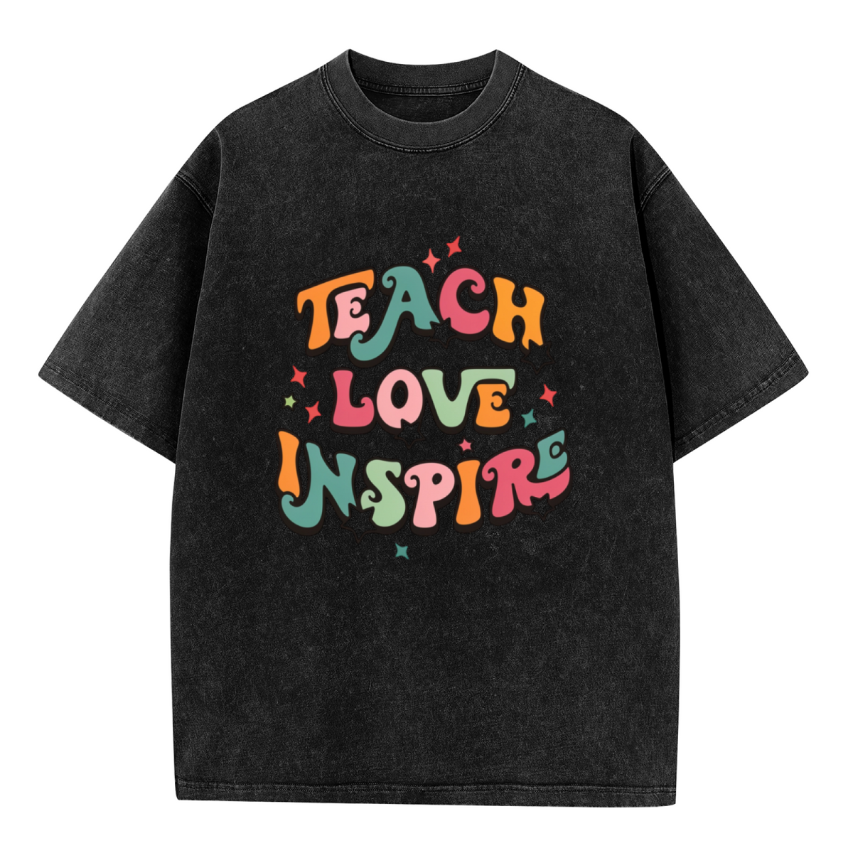 Teach Love Inspire washed graphic T-shirt product image