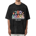 Third Grade Teacher washed graphic T-shirt product image